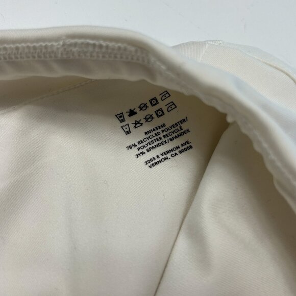 Reformation Nina White EcoMove Active Skort Workout Skirt Size Large - Picture 4 of 8